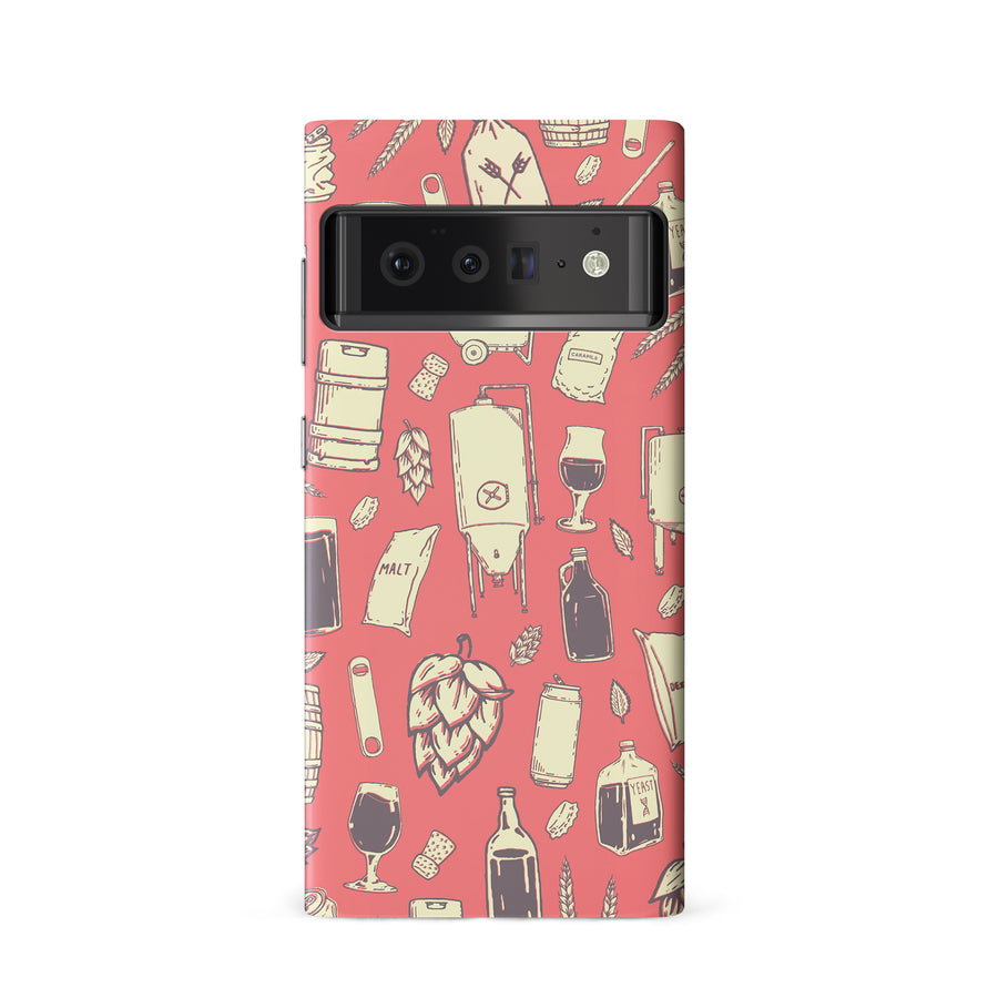 Google Pixel 6 The Brewmaster Phone Case in Dusty Rose