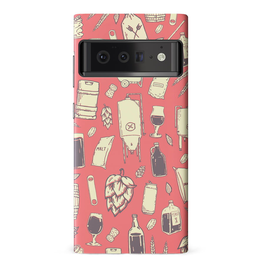 Google Pixel 6 Pro The Brewmaster Phone Case in Dusty Rose