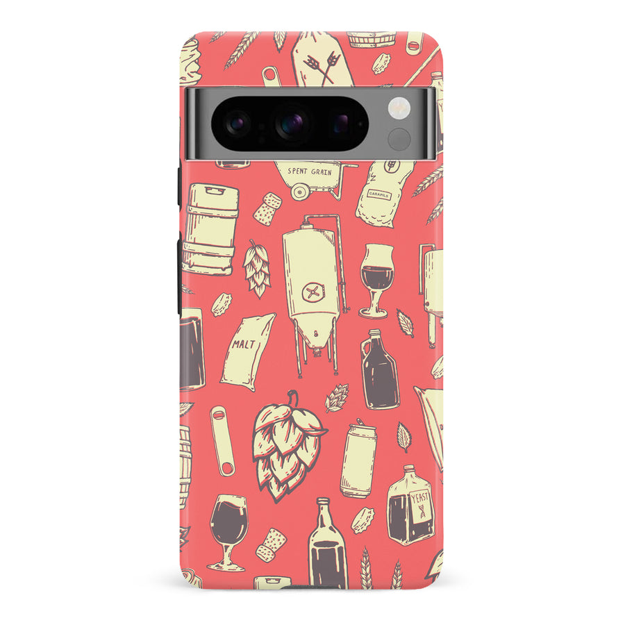 Google Pixel 8 Pro The Brewmaster Phone Case in Dusty Rose