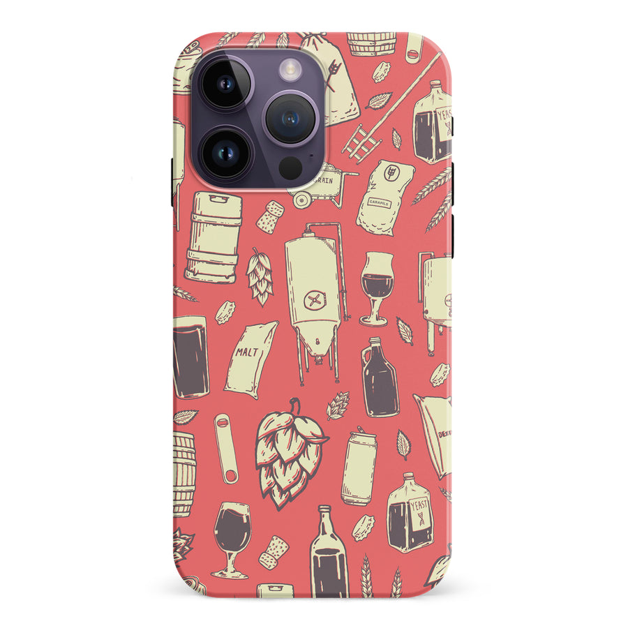iPhone 15 Pro The Brewmaster Phone Case in Dusty Rose