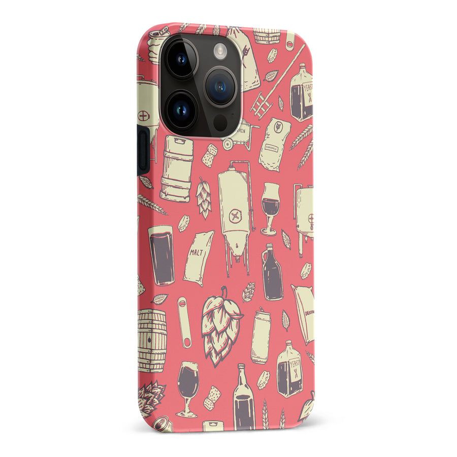 iPhone 15 Pro Max The Brewmaster Phone Case in Dusty Rose