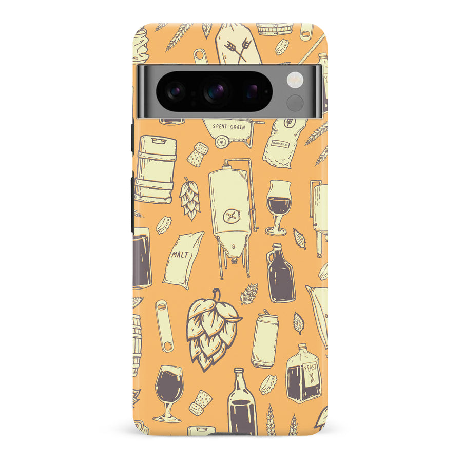 Google Pixel 8 Pro The Brewmaster Phone Case in Yellow