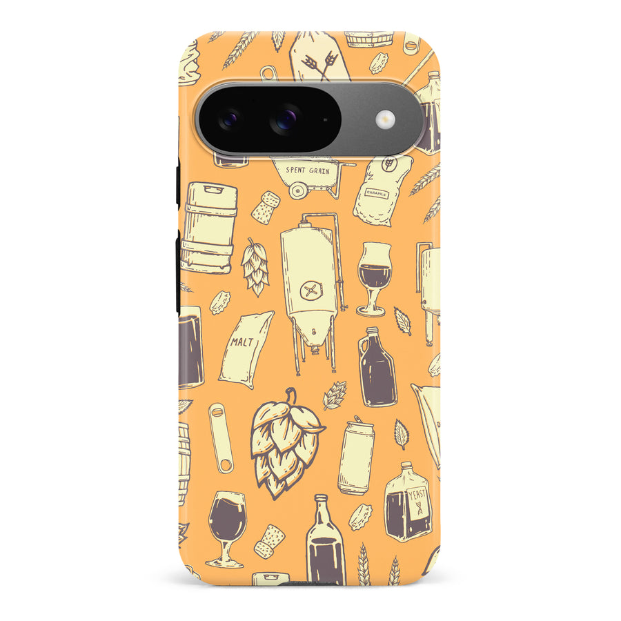 Google Pixel 9 The Brewmaster Phone Case in Yellow