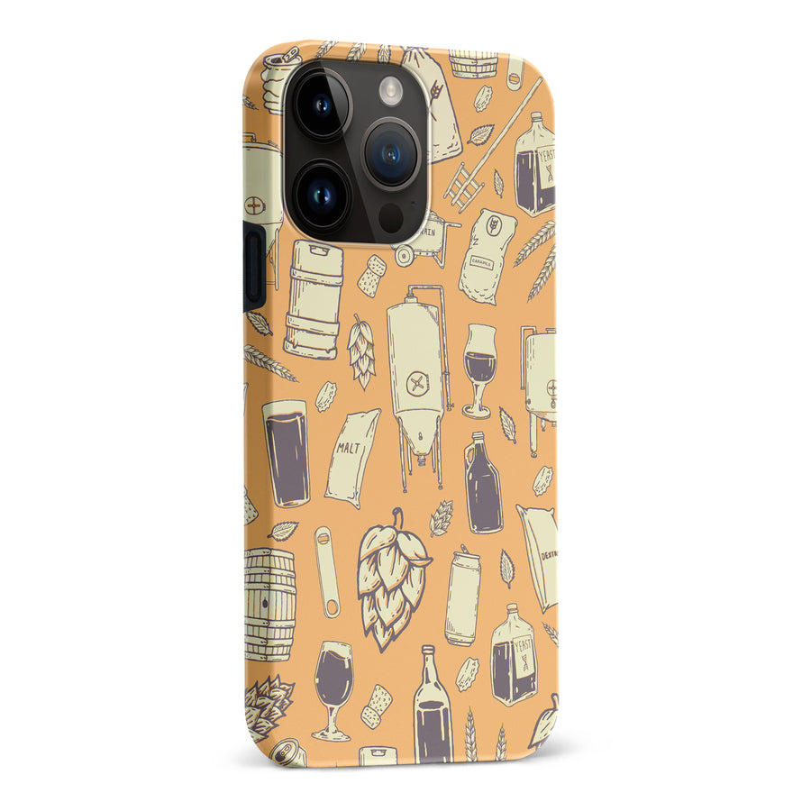 iPhone 15 Pro Max The Brewmaster Phone Case in Yellow