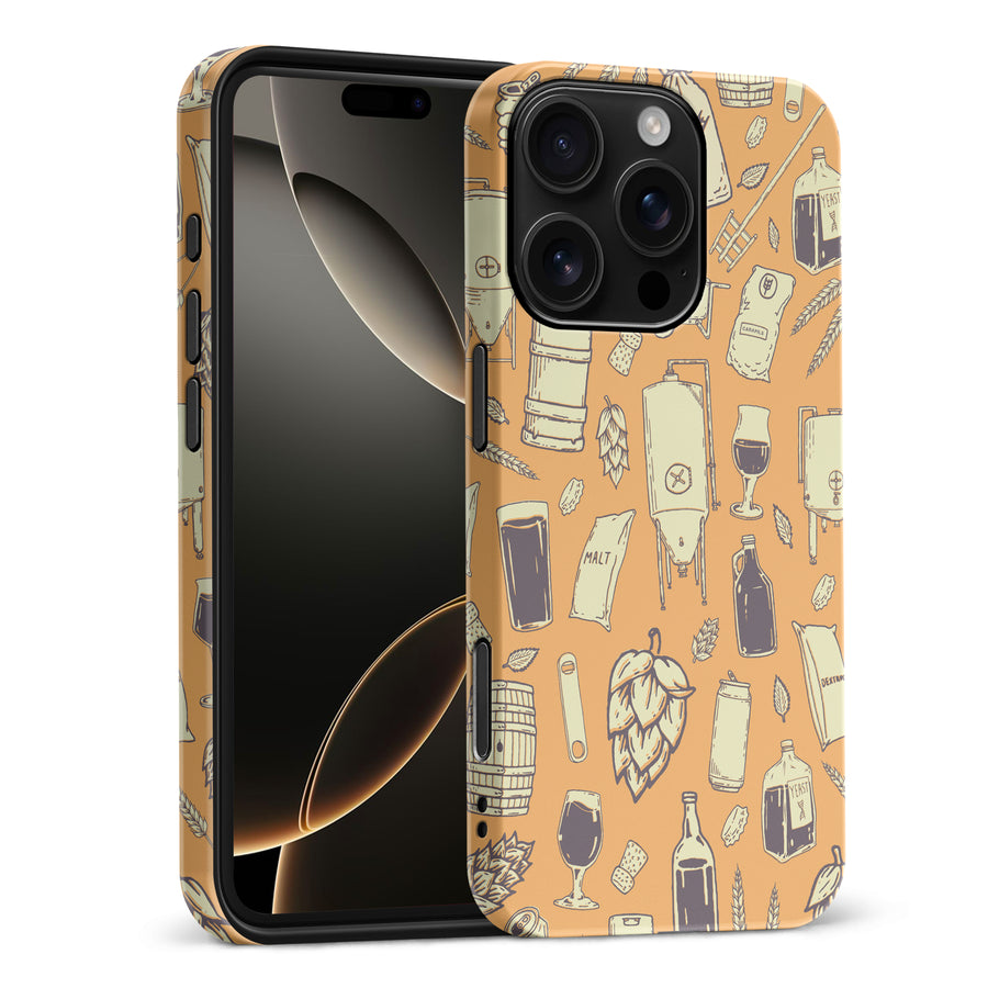 iPhone 16 Pro Max The Brewmaster Phone Case in Yellow