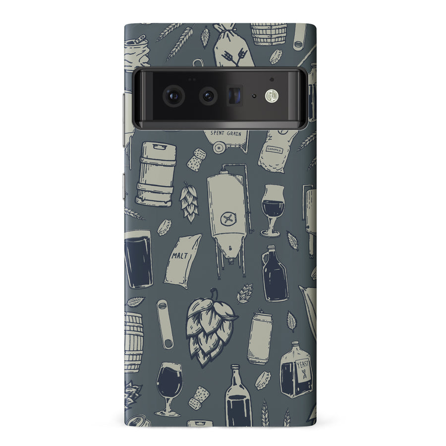 Google Pixel 6 Pro The Brewmaster Phone Case in Charcoal