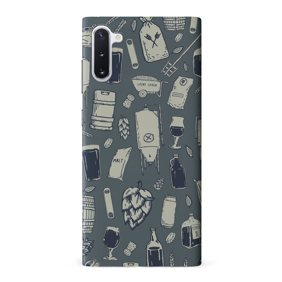 Samsung Galaxy Note 10 Pro The Brewmaster Phone Case in Charcoal