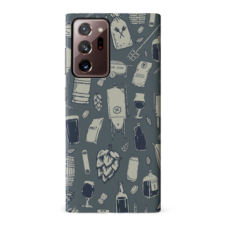 Samsung Galaxy Note 20 Ultra The Brewmaster Phone Case in Charcoal