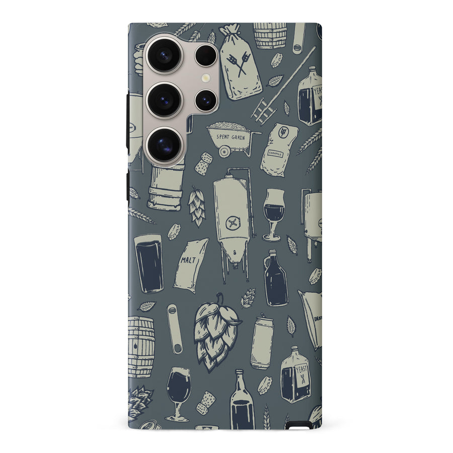 Samsung Galaxy S24 Ultra The Brewmaster Phone Case - Charcoal