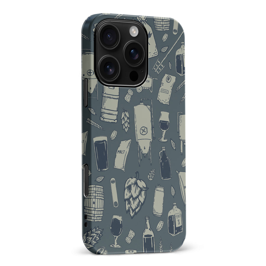 iPhone 16 Pro Max The Brewmaster Phone Case in Charcoal