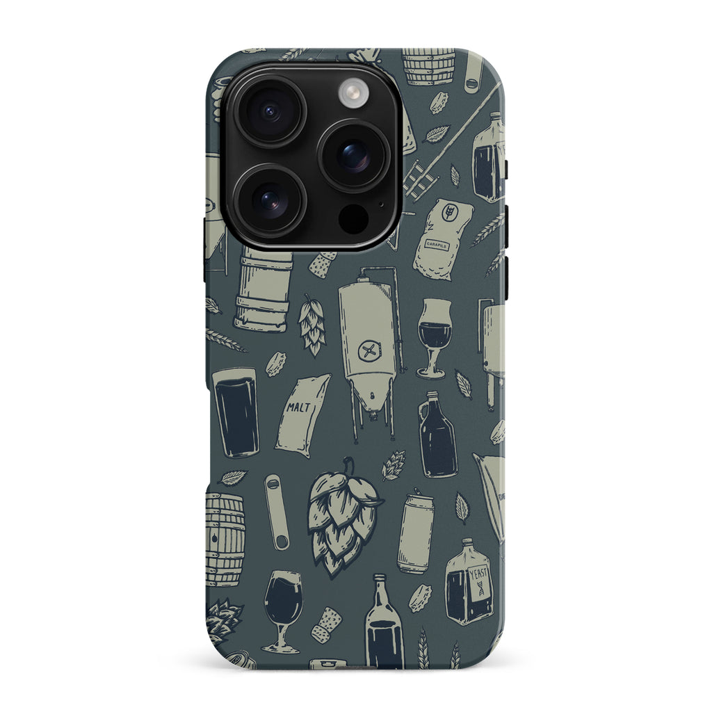 iPhone 16 Pro Max The Brewmaster Phone Case in Charcoal