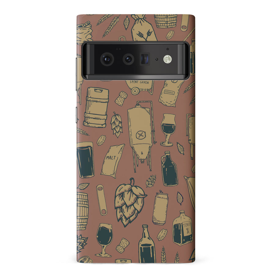 Google Pixel 6 Pro The Brewmaster Phone Case in Brown