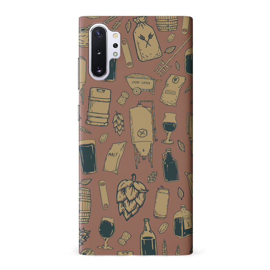 Samsung Galaxy Note 10 Pro The Brewmaster Phone Case in Brown