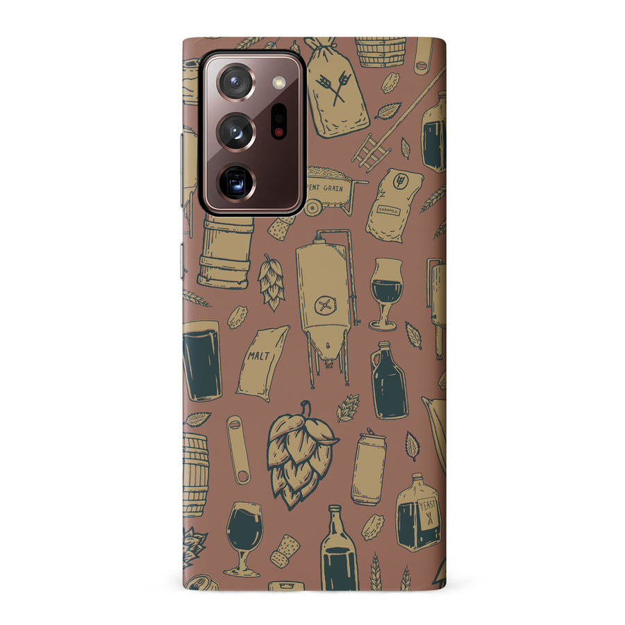 Samsung Galaxy Note 20 Ultra The Brewmaster Phone Case in Brown