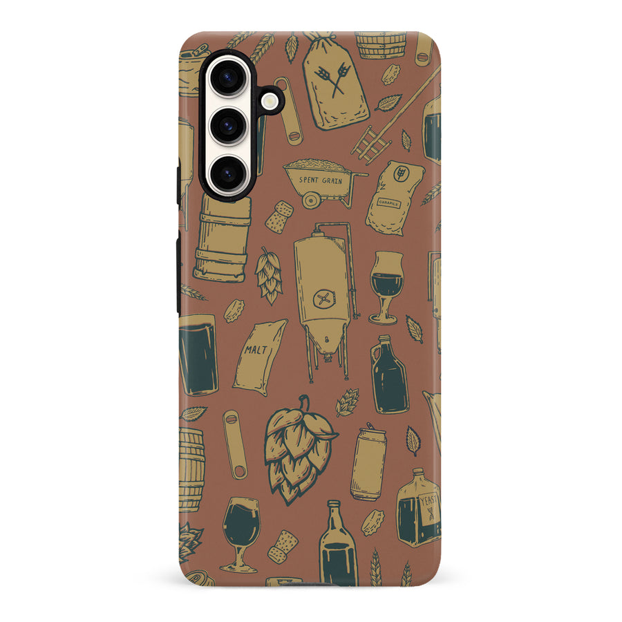 Samsung Galaxy S23 FE The Brewmaster Phone Case - Brown