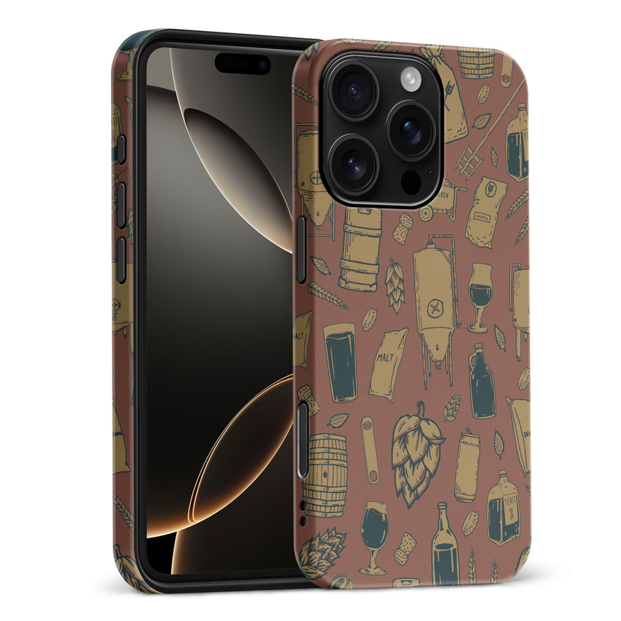 iPhone 16 Pro Max The Brewmaster Phone Case in Brown