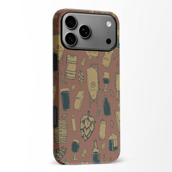 iPhone 17 Pro Max The Brewmaster Phone Case Brown