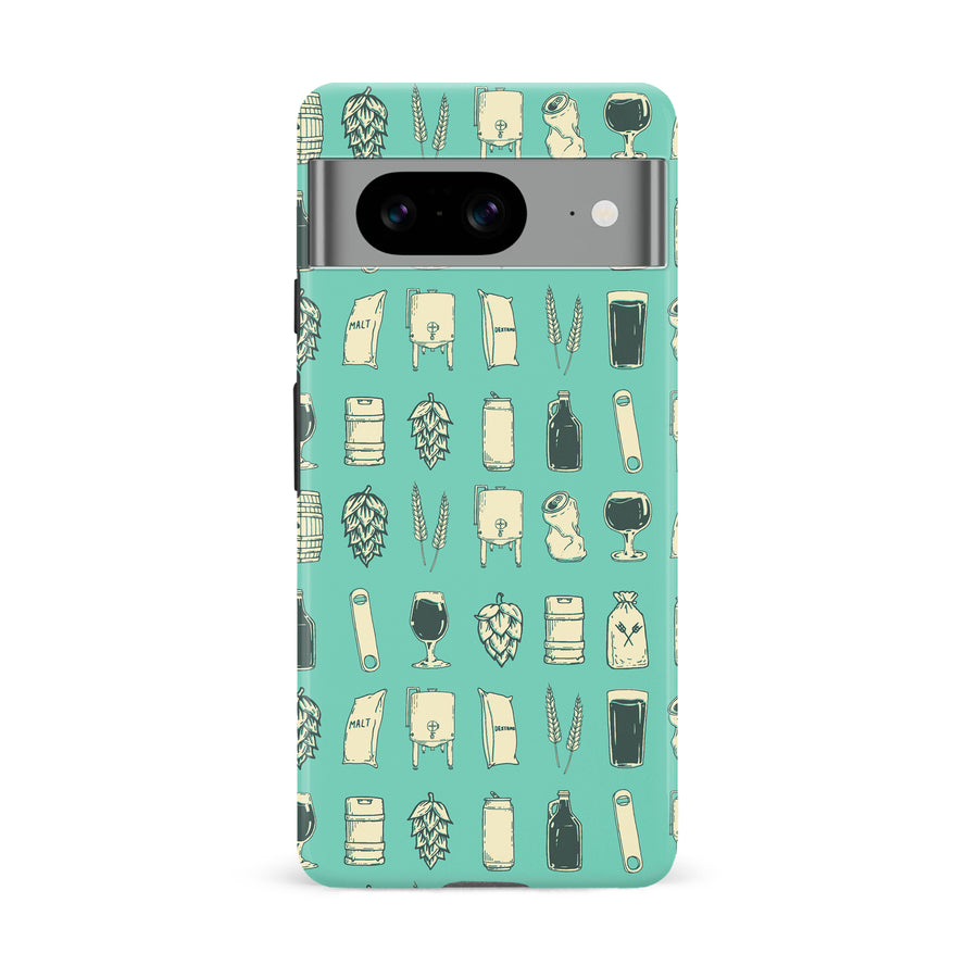 Google Pixel 8 Craft Phone Case in Teal