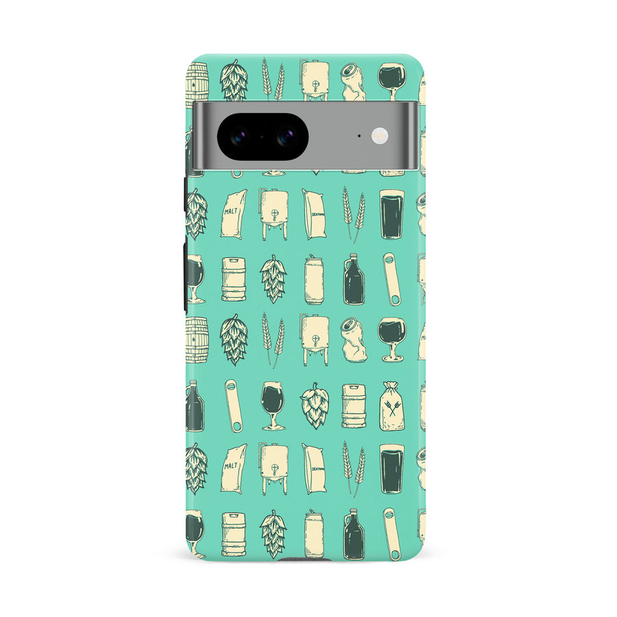 Google Pixel 8A Craft Phone Case in Teal