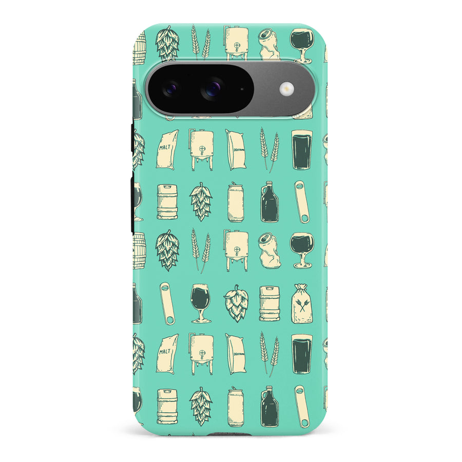 Google Pixel 9 Craft Phone Case in Teal