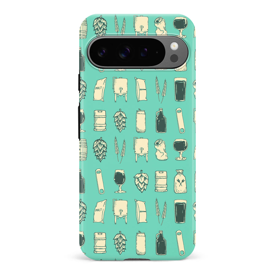 Google Pixel 9 Pro Craft Phone Case in Teal
