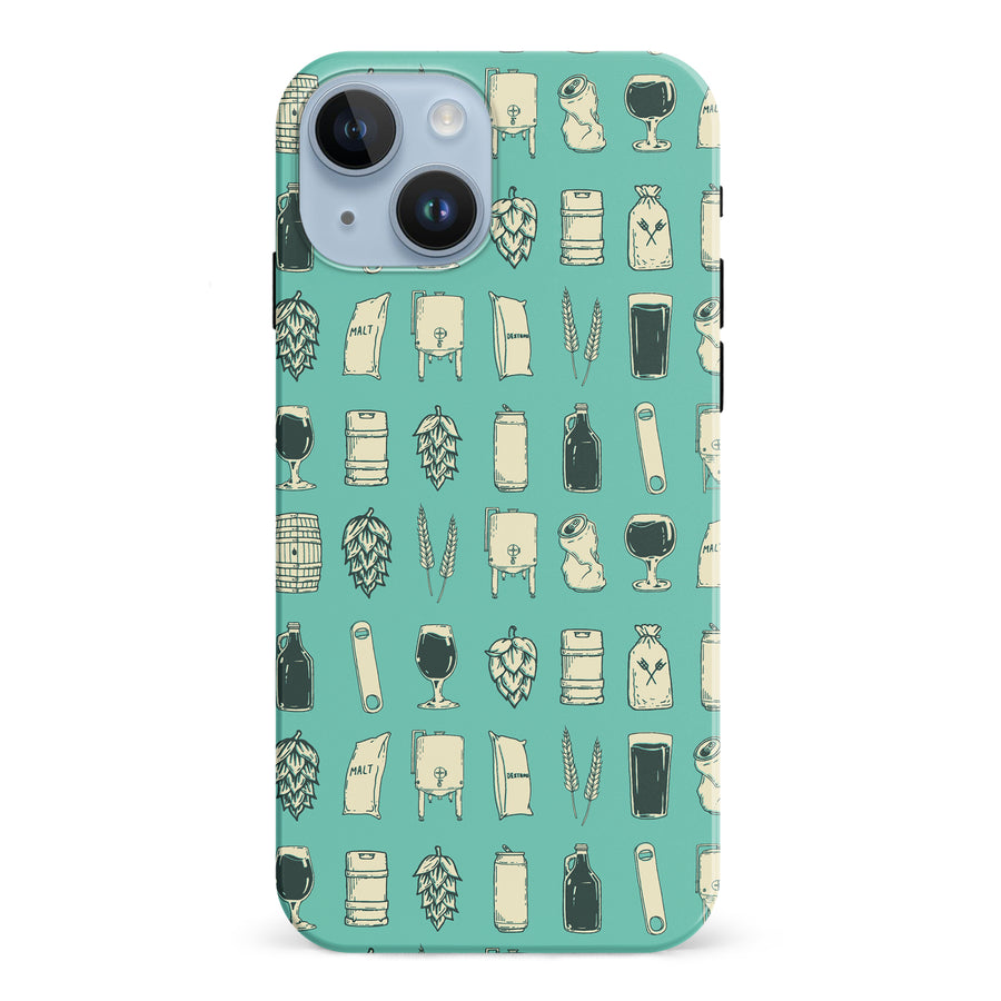 iPhone 15 Craft Phone Case in Teal