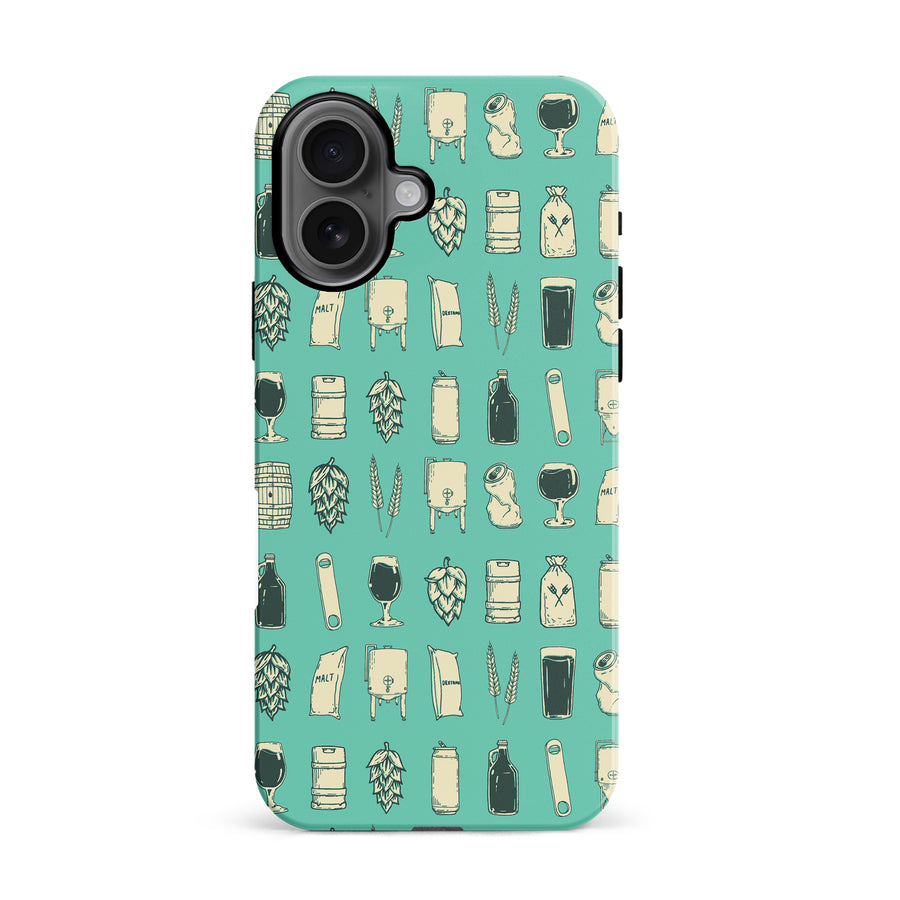 iPhone 16 Craft Phone Case in Teal