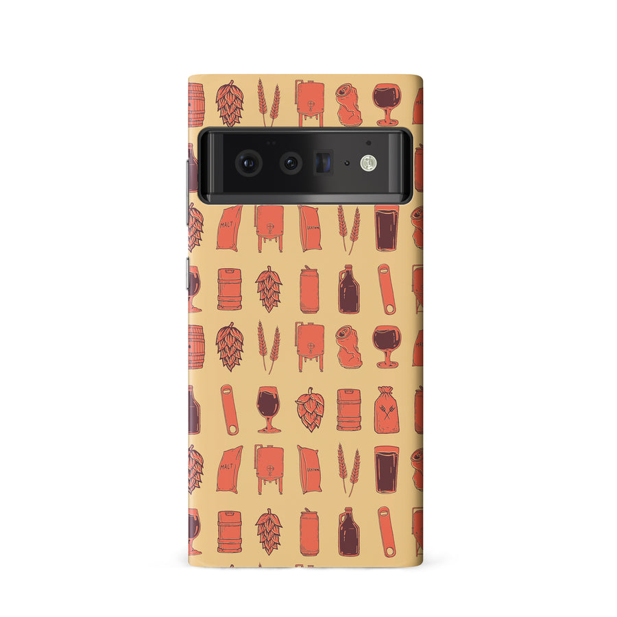 Google Pixel 6 Craft Phone Case in Orange