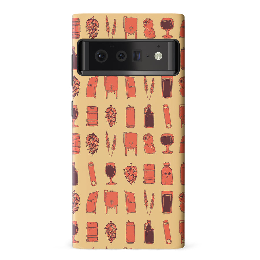 Google Pixel 6 Pro Craft Phone Case in Orange