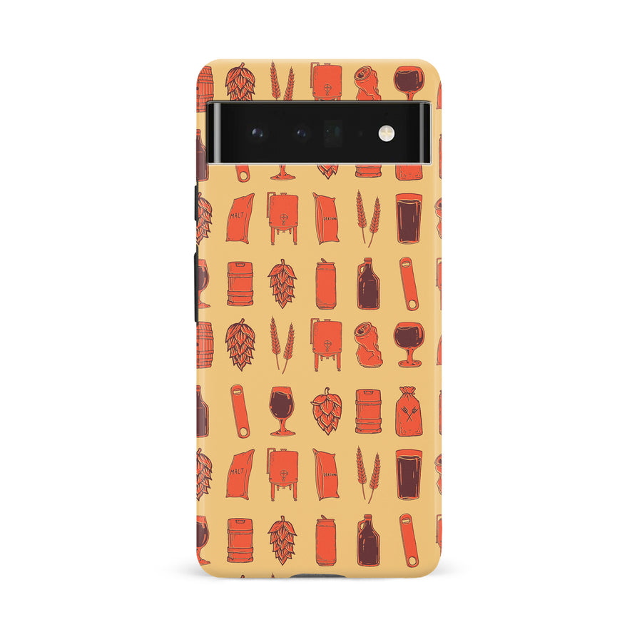Google Pixel 6A Craft Phone Case in Orange