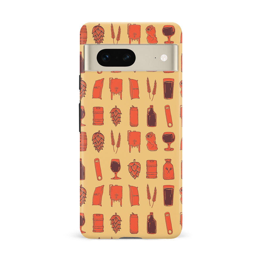 Google Pixel 7 Craft Phone Case in Orange