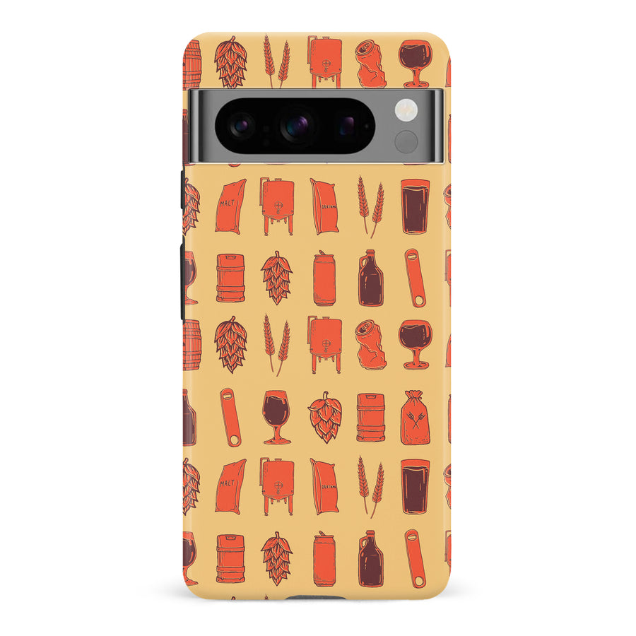 Google Pixel 8 Pro Craft Phone Case in Orange