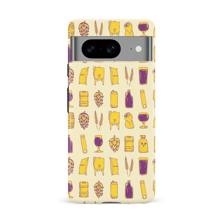 Google Pixel 8 Craft Phone Case in Yellow