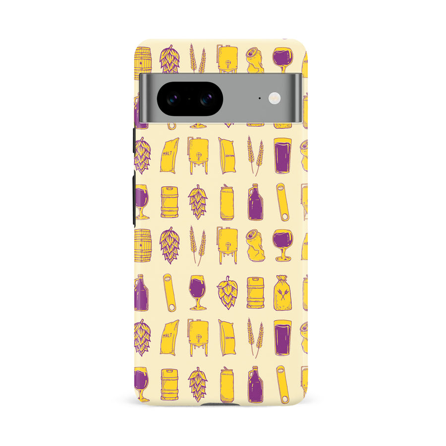 Google Pixel 8A Craft Phone Case in Yellow
