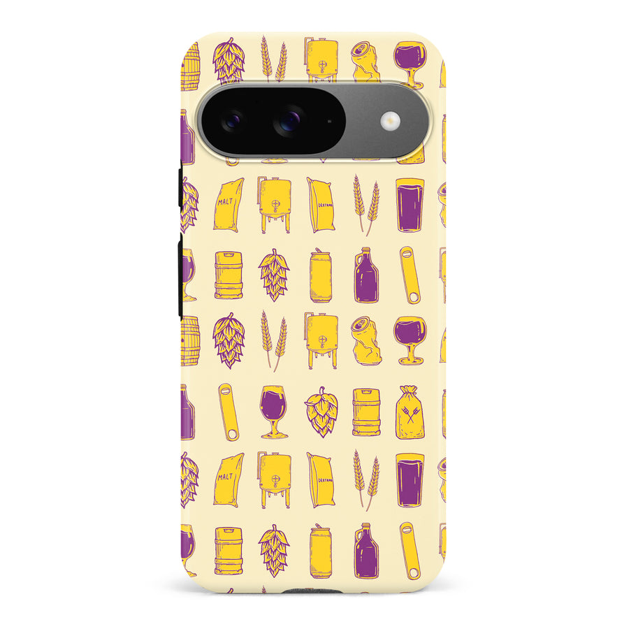 Google Pixel 9 Craft Phone Case in Yellow