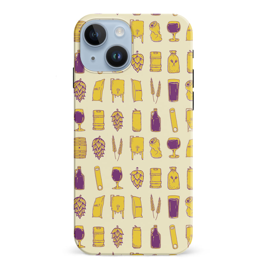 iPhone 15 Craft Phone Case in Yellow