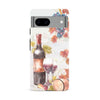 Google Pixel 8A Wine & Grapes Painting Phone Case