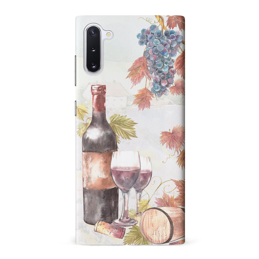 Samsung Galaxy Note 10 Wine & Grapes Painting Phone Case