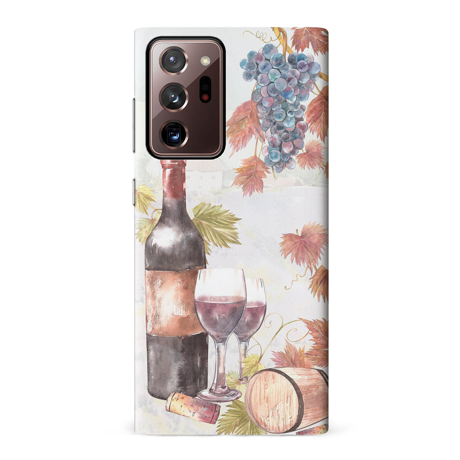 Samsung Galaxy Note 20 Ultra Wine & Grapes Painting Phone Case