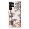 Samsung Galaxy S22 Ultra Wine & Grapes Painting Phone Case