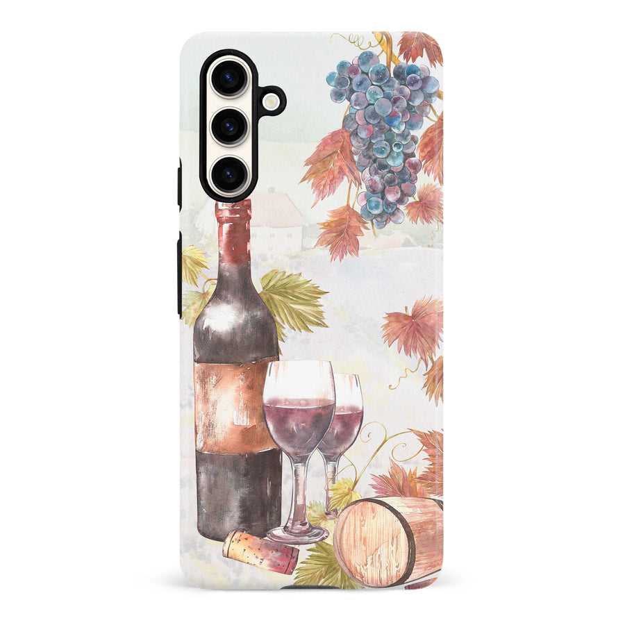 Samsung Galaxy S23 FE Wine & Grapes Painting Phone Case