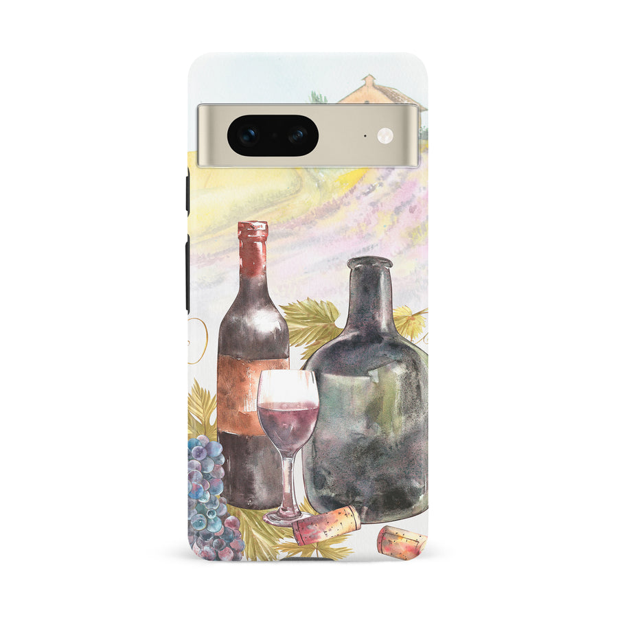 Google Pixel 7 Wine Bottles Painting Phone Case