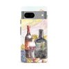 Google Pixel 8A Wine Bottles Painting Phone Case