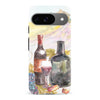Google Pixel 9 Wine Bottles Painting Phone Case