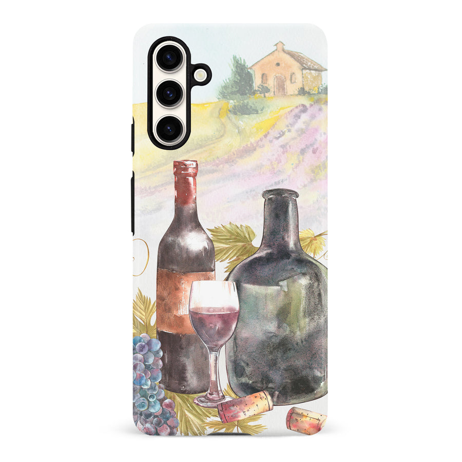 Samsung Galaxy S23 FE Wine Bottles Painting Phone Case