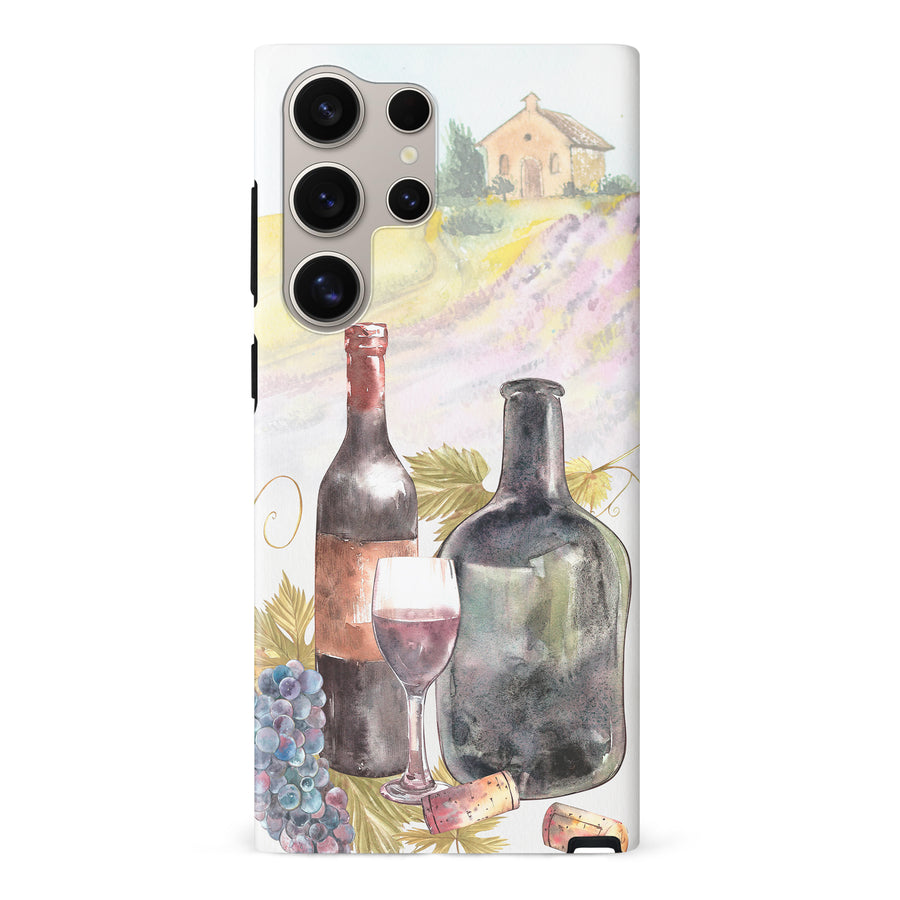 Samsung Galaxy S24 Ultra Wine Bottles Painting Phone Case