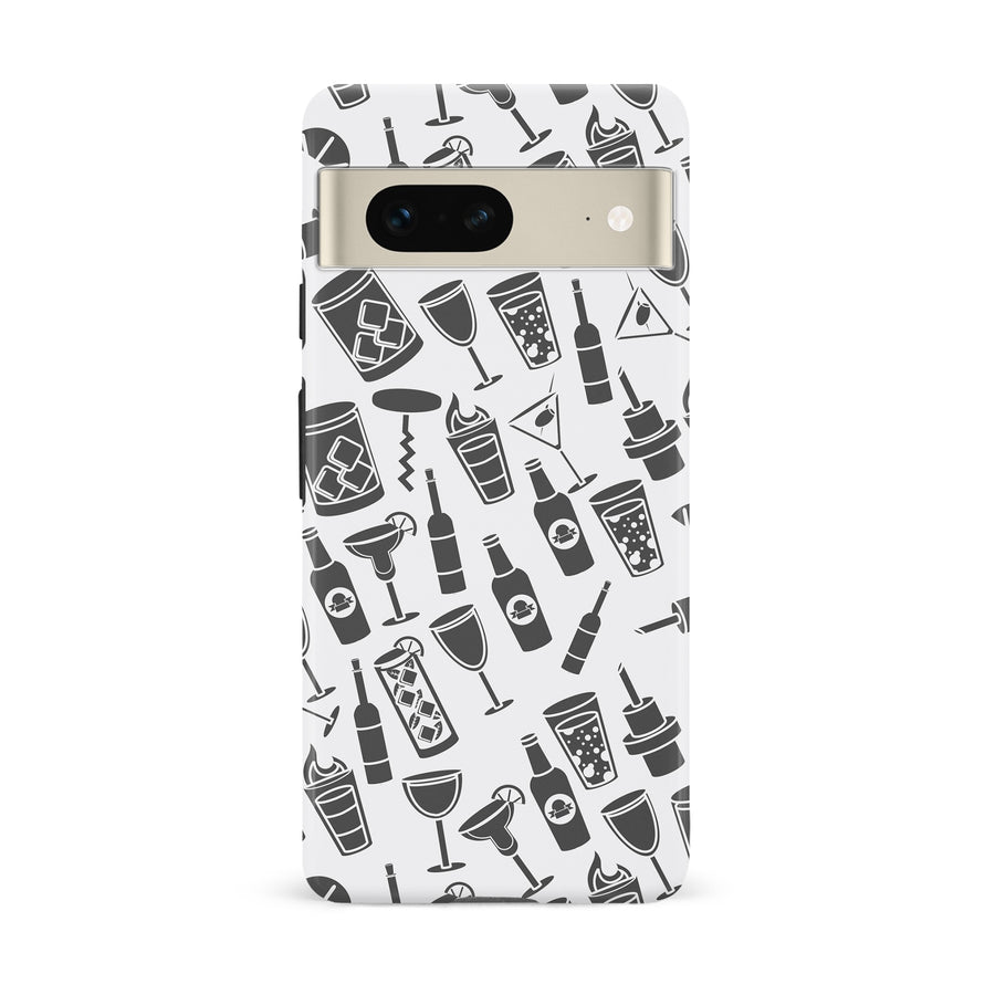 Google Pixel 7 Cocktails & Dreams Phone Case in White