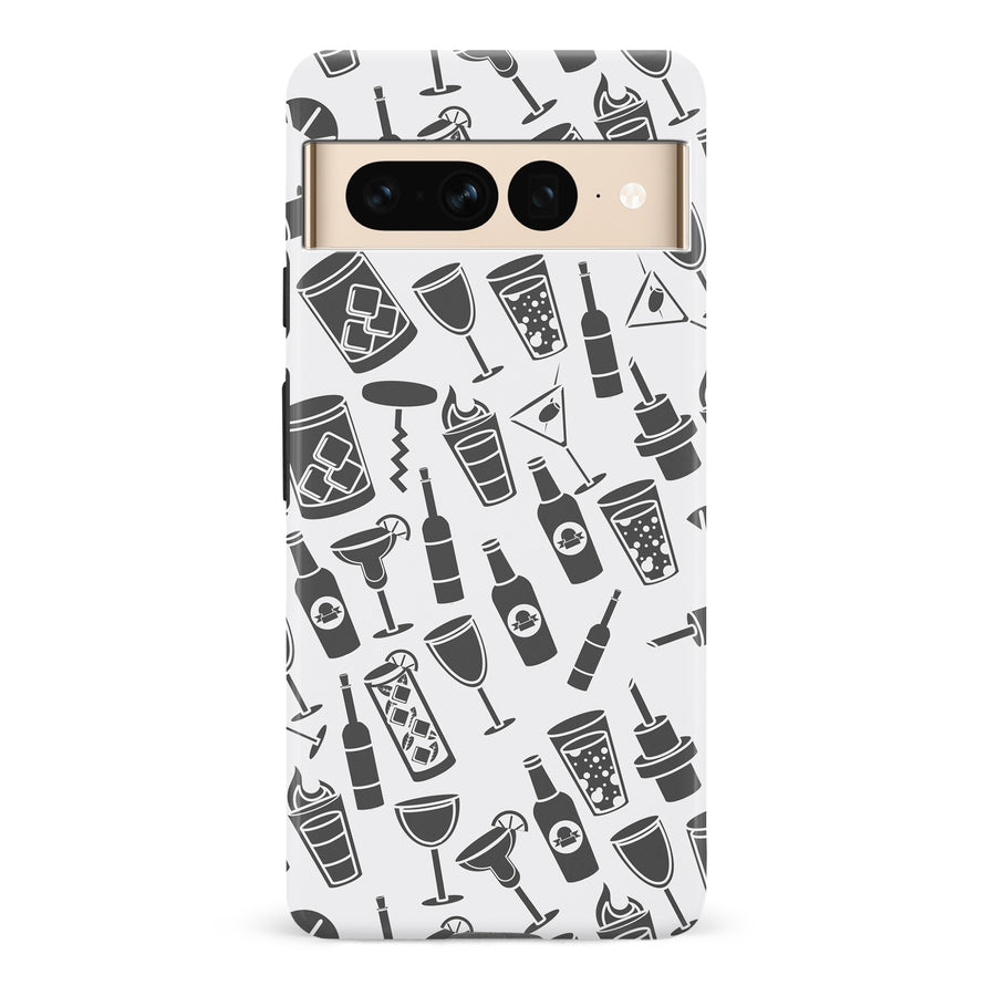 Google Pixel 7 Pro Cocktails & Dreams Phone Case in White