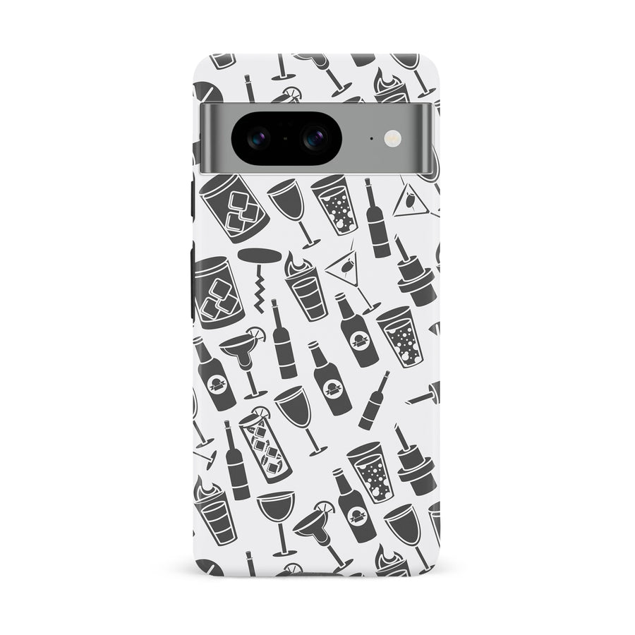 Google Pixel 8 Cocktails & Dreams Phone Case in White