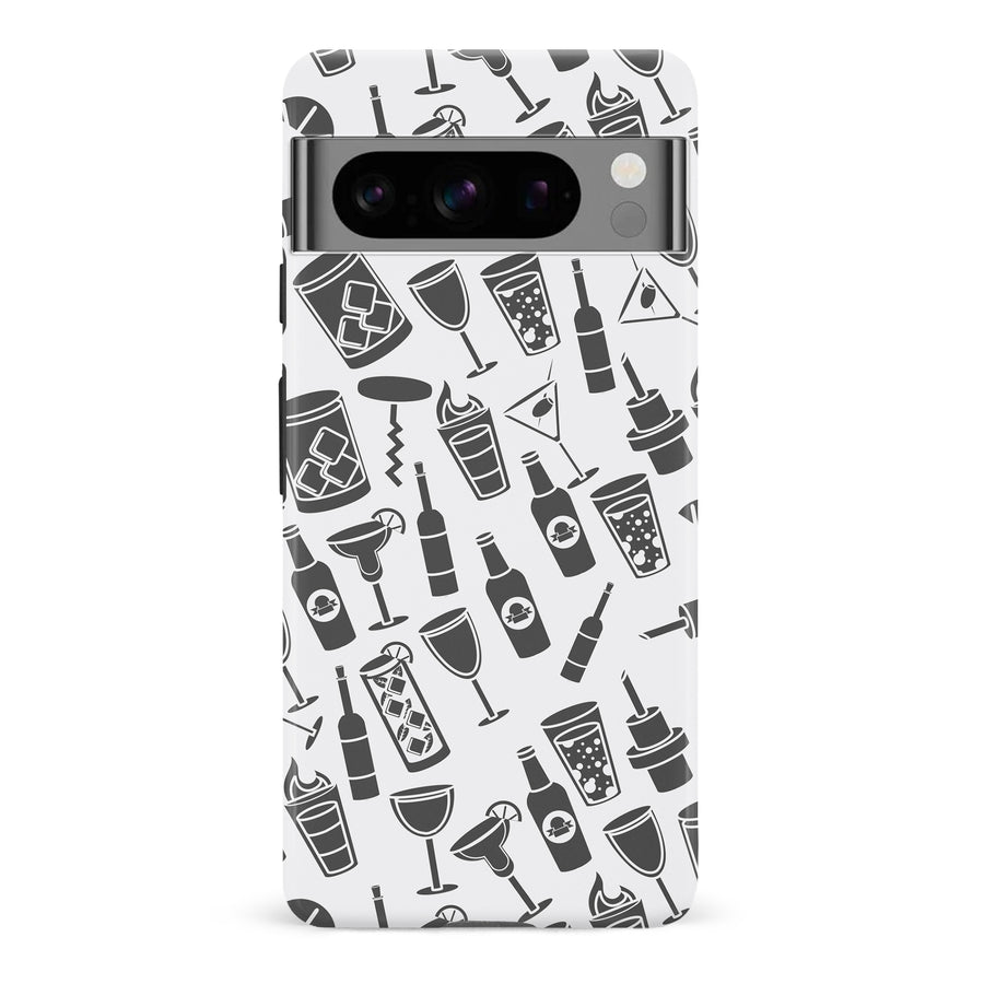 Google Pixel 8 Pro Cocktails & Dreams Phone Case in White